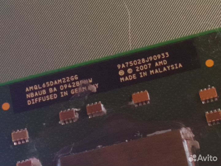 Процессор для ноутбука Athlon 64x2