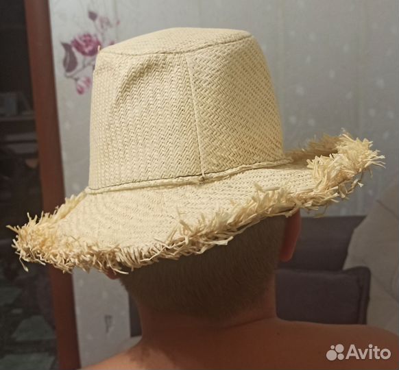 Соломенная шляпа мужская