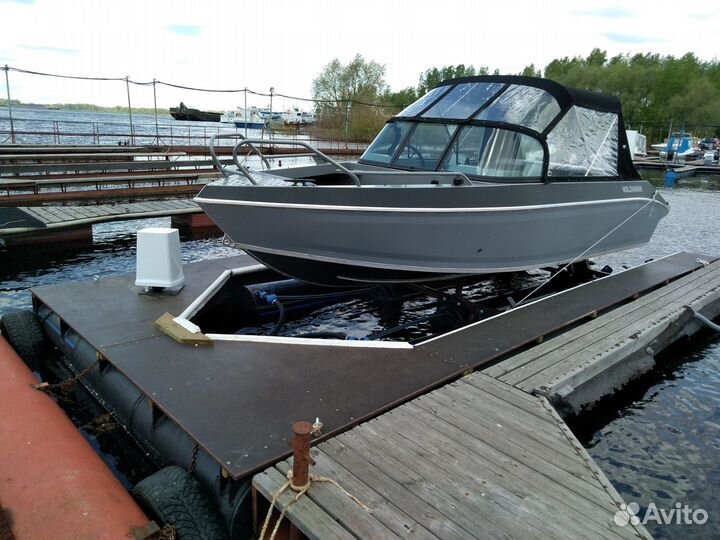 Понтон-паук для катера, сборный причал (м)