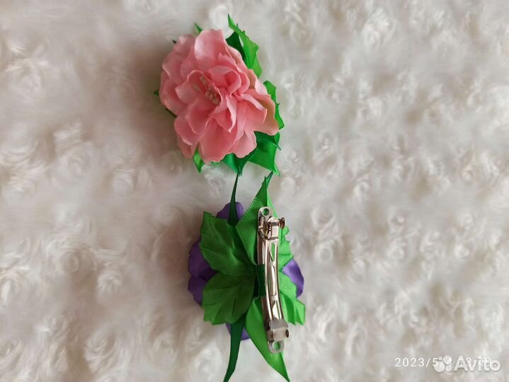 Заколка для волос канзаши