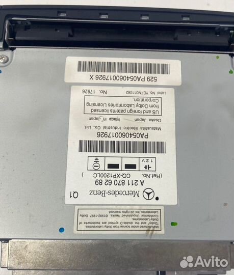 Магнитола передняя Mercedes-Benz Cls C219 M272.964