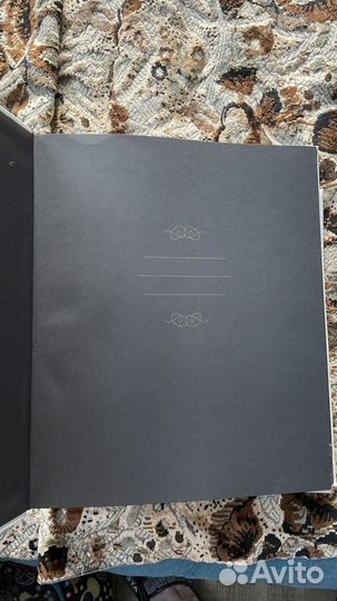 Фотоальбом белый и черный, старинный