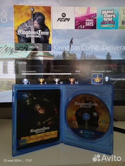 Диск на ps4 Kingdom come deliverance