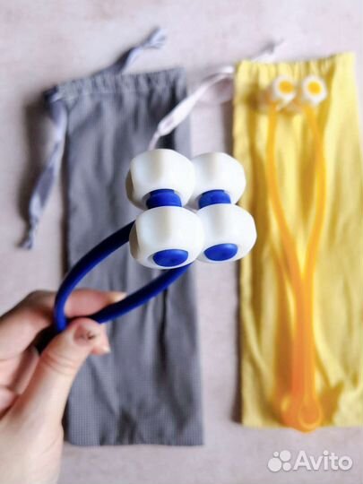 Массажер для лица роликовый