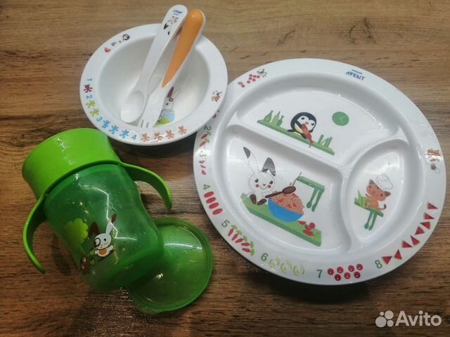 Набор детской посуды Avent