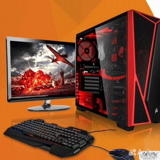 Игровой Пк С Монитором Ryzen 5 Rx 6600 Xt 32Gb