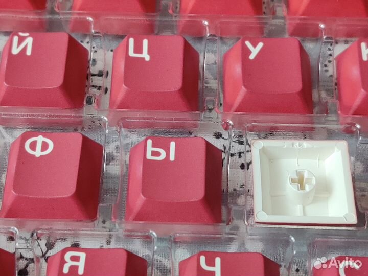 Кейкапы H&C Cyrillic Red