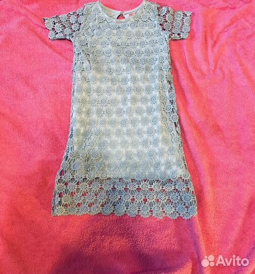 Платье ажурное праздничное облегающее