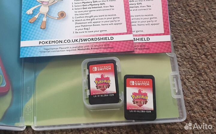 Картридж для нинтенто свитчх покемон шилд