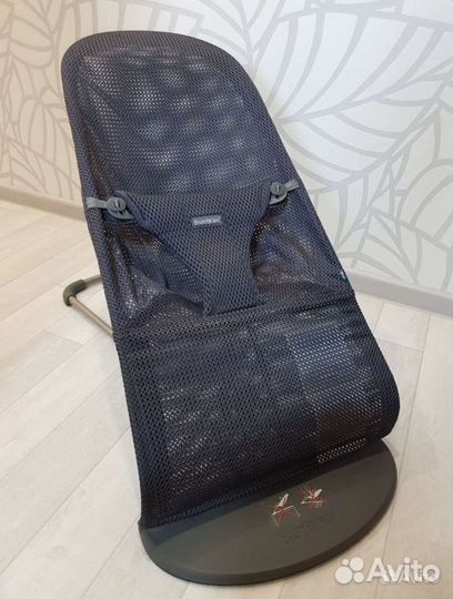 Шезлонг babybjorn bliss mesh Антрацид