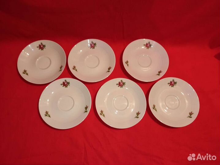 Чайные блюдца ссср. Блюдца гдр