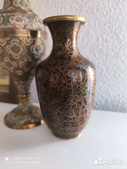 Ваза клуазоне