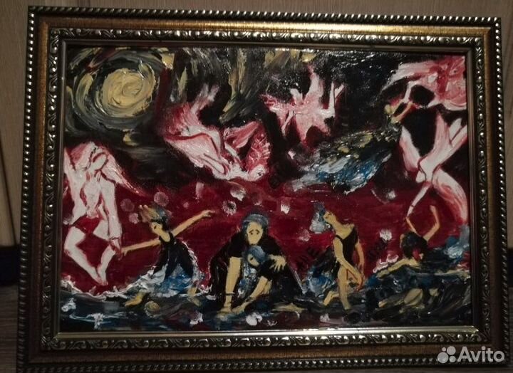 Картина на холсте маслом