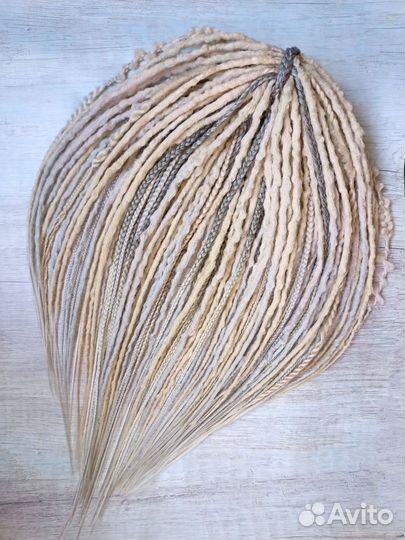 Де комплект (дреды и косы), не новый