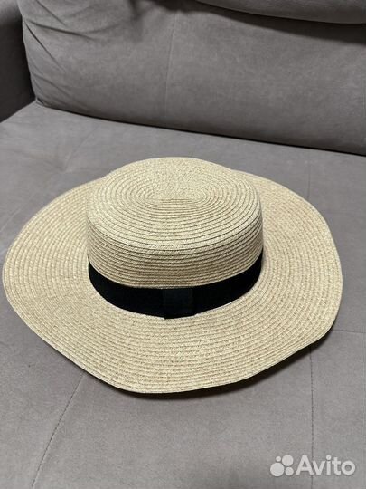 Шляпа женская соломенная hm