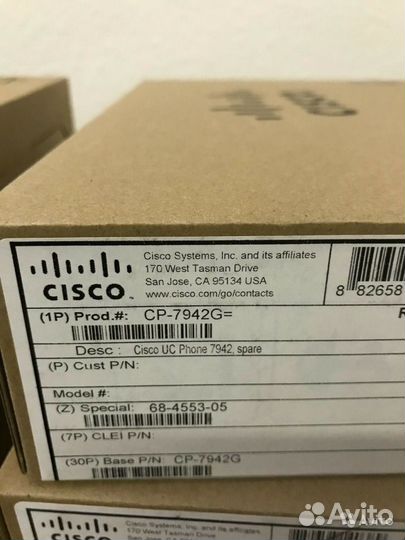 IP-телефон Cisco CP-7942G HE Китай/40шт/Новый