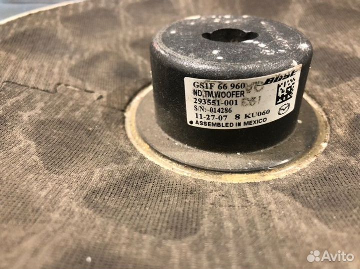 Сабвуфер Mazda 6 GH