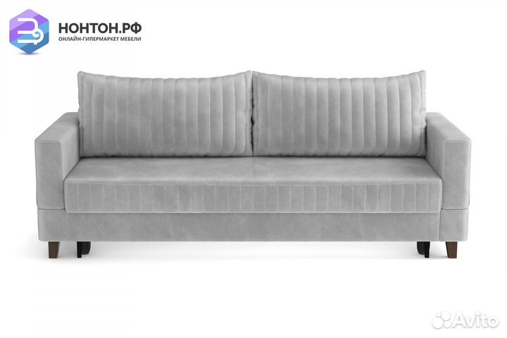 Диван выкатной евромагнат светло-серый