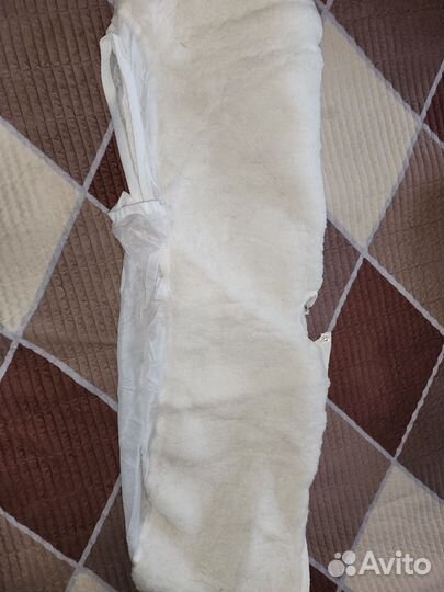 Вкладыш в коляску меховой