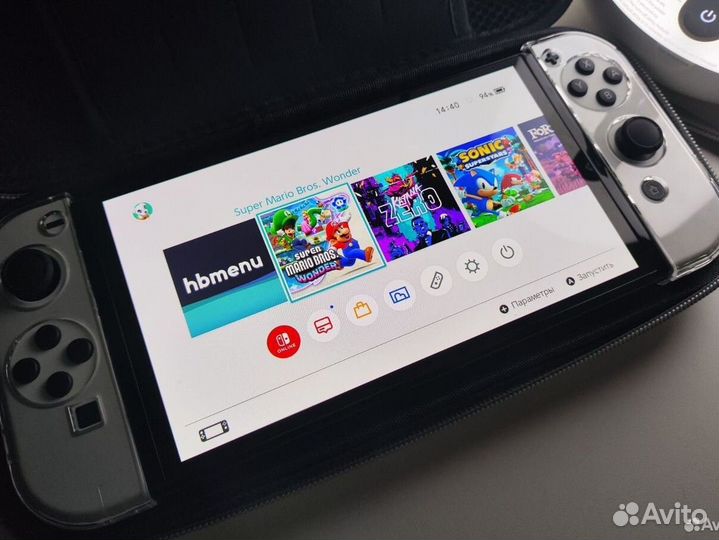 Nintendo switch oled прошитая чипом