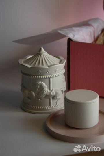 Подарочный набор свечей ручной работы