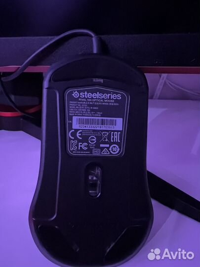 Игровая мышь Steelseries rival 100