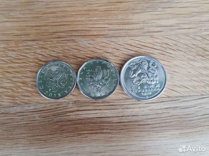 Монеты Чехия, кроны, набор