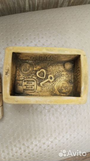 Шкатулка,глиняная