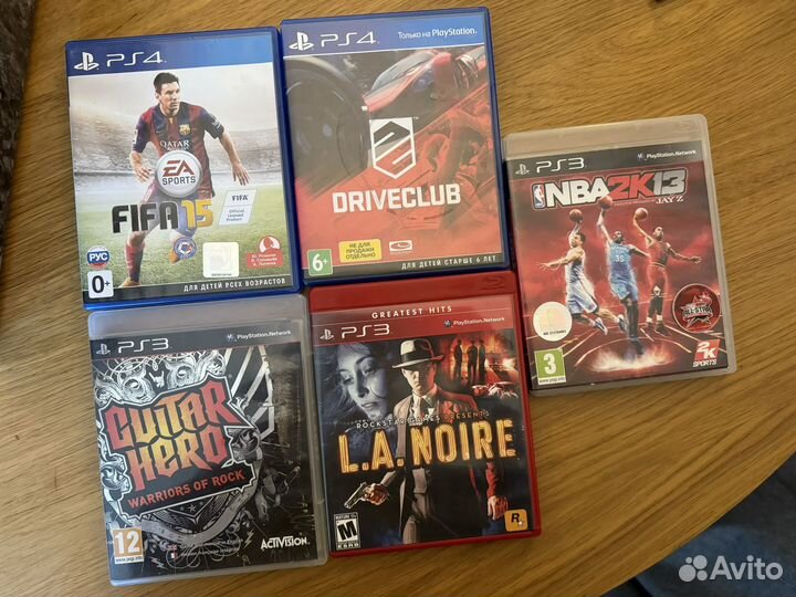 Диски-игры на PS4 и PS3