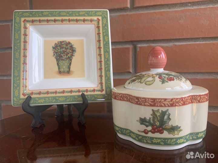 Шкатулка и тарелка Villeroy&Boch