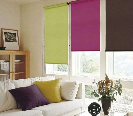 Рулонные жалюзи и шторы на окна