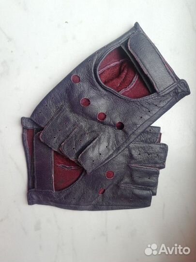 Перчатки кожаные