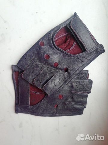 Перчатки кожаные