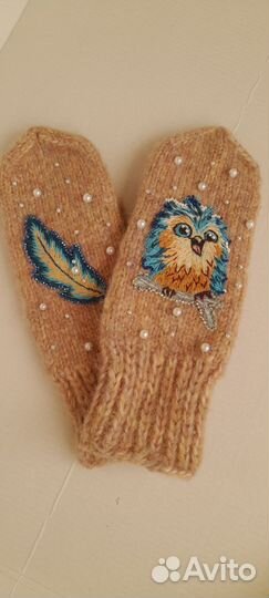 Варежки женские