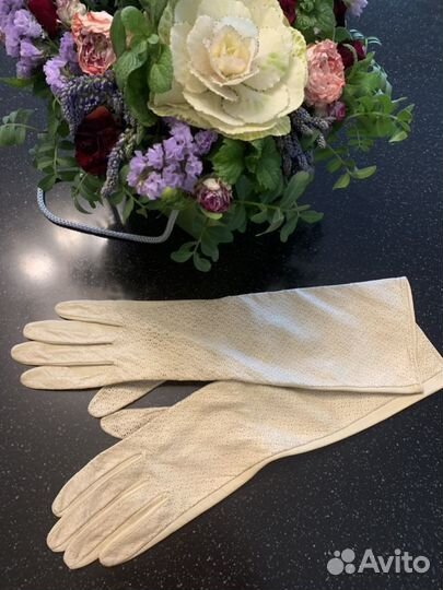Перчатки натуральная кожа