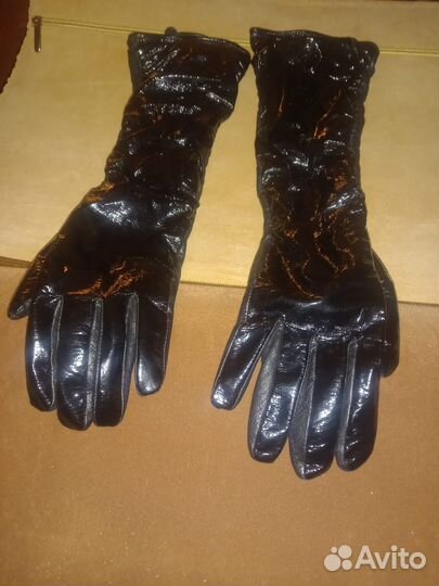 Перчатки кожаные