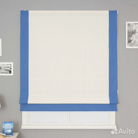 Римские шторы с кантом