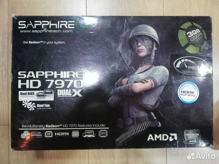 Видеокарта Radeon Sapphire HD 7970 3Gb