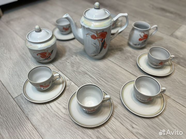 Кофейный сервиз времен СССР - Барановка
