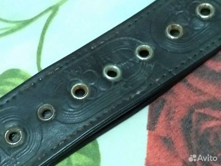 Ремень кожаный Олимпиада 1980 СССР