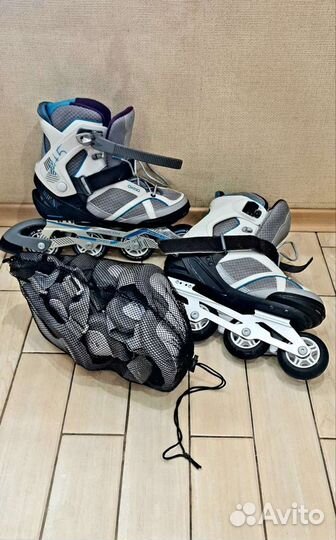 Ролики+защита oxelo FIT 5,жен или подр, новые