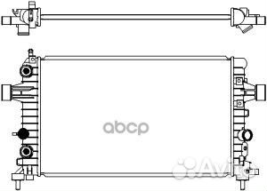 Радиатор системы охлаждения 33511028 Sakura