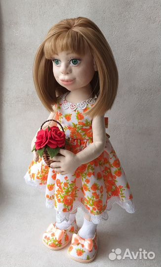 Текстильная кукла ручной работы