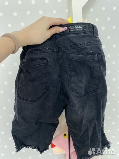 Велосипедки джинсовые детские