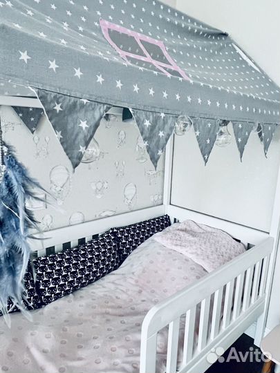 Детская кровать домик