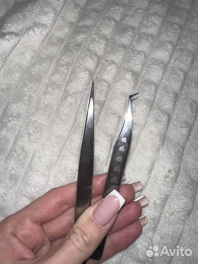 Пинцет для наращивания ресниц