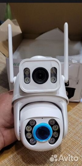 Wifi Камера с двумя объективами поворотная