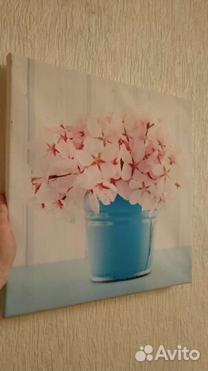 Картины тигр и цветы