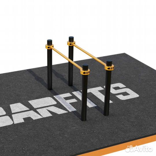 T-010 Брусья параллельные D108 пластик