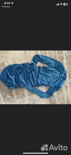 Платье голубое